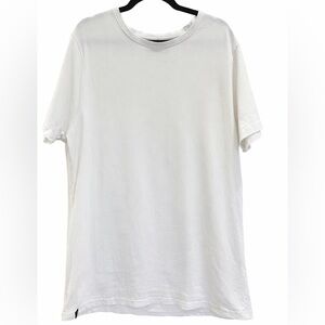 Kangol Men’s White Crewneck T Shirt Classic Logo Tee Measures Size L